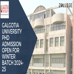 Galgotia University PhD Admission Open For Winter Batch 2024 25